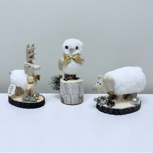 Target Bullseye Playground Novelty Textured Winter Figurals Deer, Owl, Bear